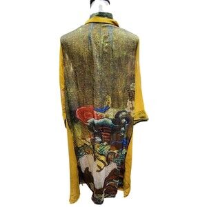 JJs House Flowy Long Dress Lined Size M Boho Gypsy NWT Hippie Free Spirit